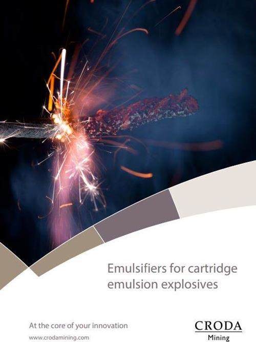 Cartridge emulsion explosives brochure cover