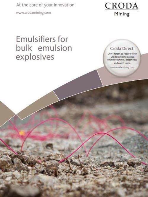 Bulk emulsion explosives mining brochure
