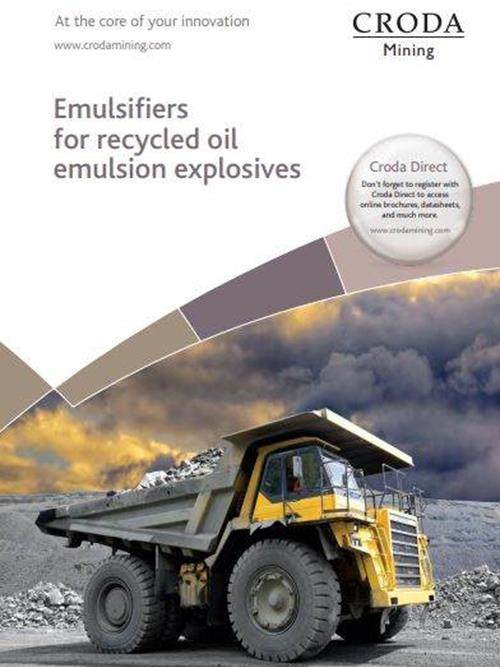 Emulsifiers  for recycled oil  emulsion explosives cover image